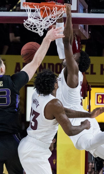 Arizona State hands Washington its first Pac-12 loss, 75-63